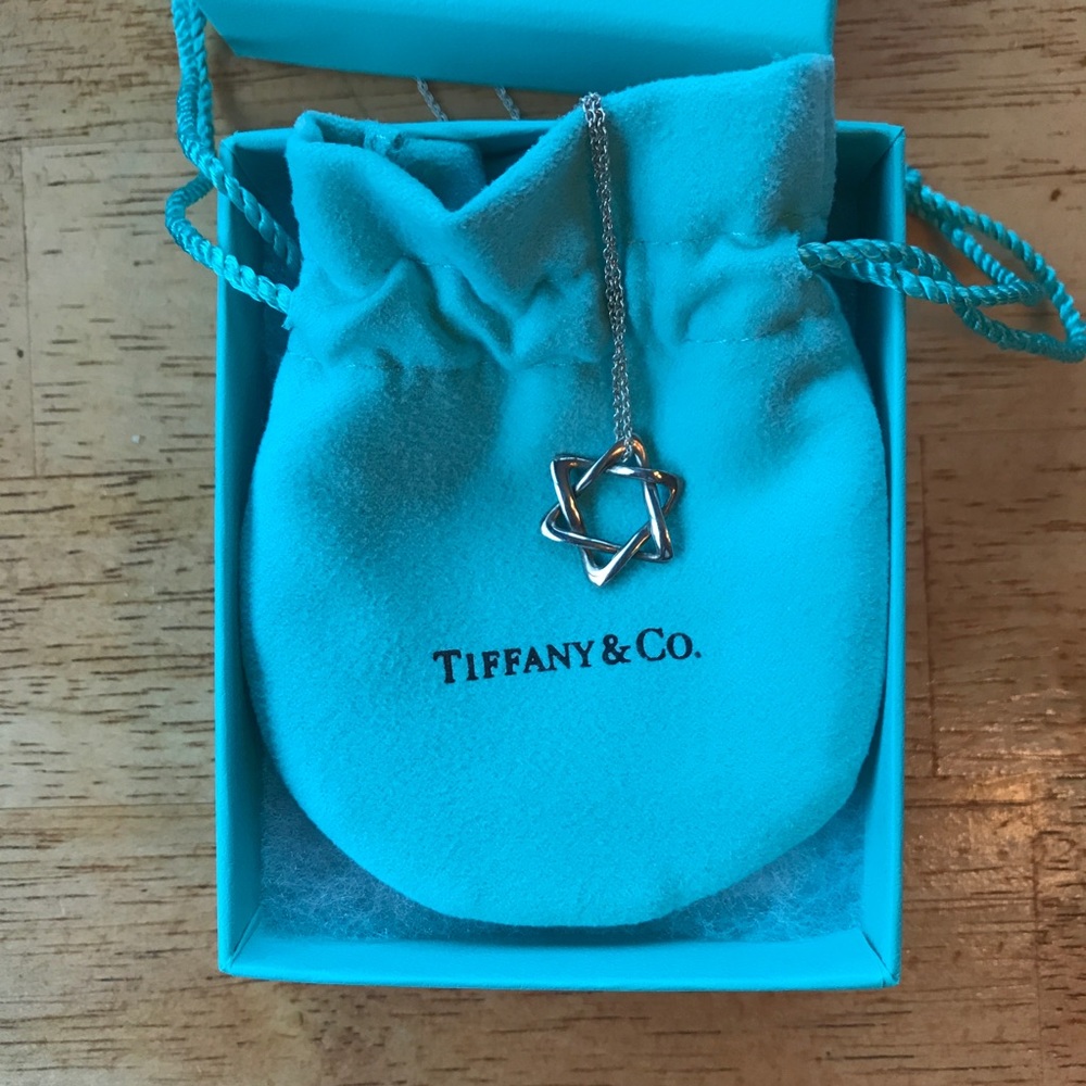 Tiffany & Co. Elsa Peretti Star of David Necklace